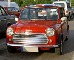 Red Mini Cooper 