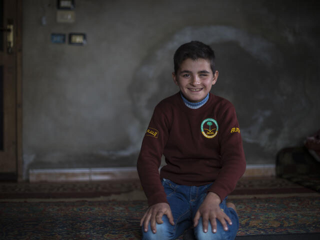 Ali, 10-year-old Syrian