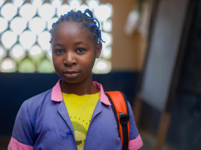 Portrait of Kauvamah in school