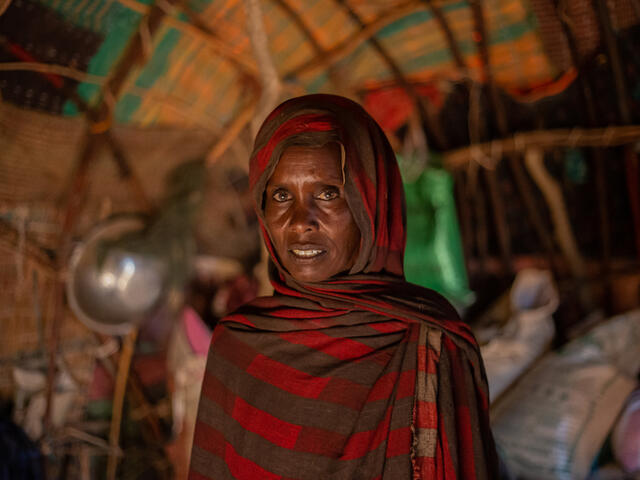 Kessa, a 40-year-old Ethiopian farmer