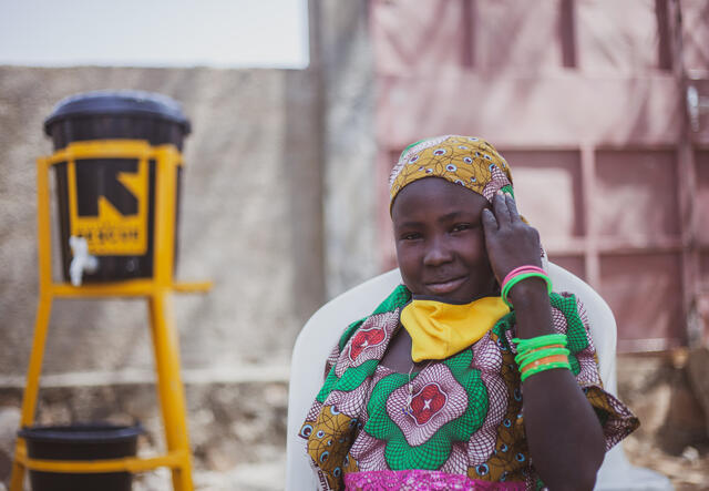 Anastasie, child in Cameroon