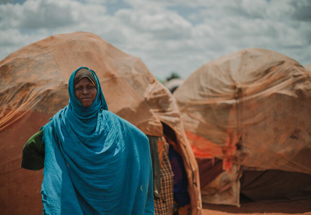 Bistra Abdullahi lives in Tortorow camp for internally displaced people in Somalia.